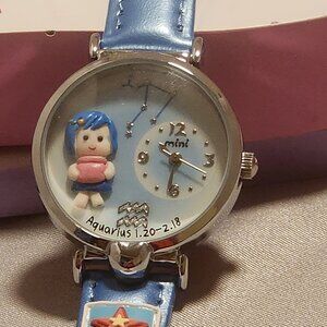 Mini Brand Handcrafted Watch - Zodiac - Aquarius